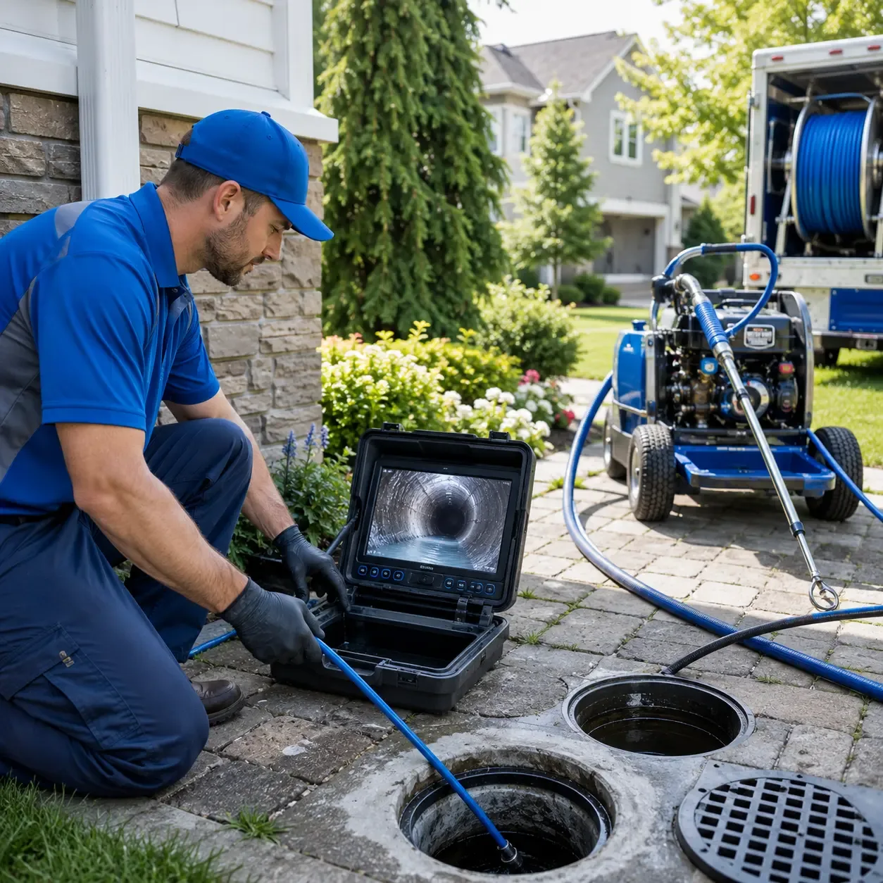 Outdoor drain cleaning professionals serving Palmyra, IN