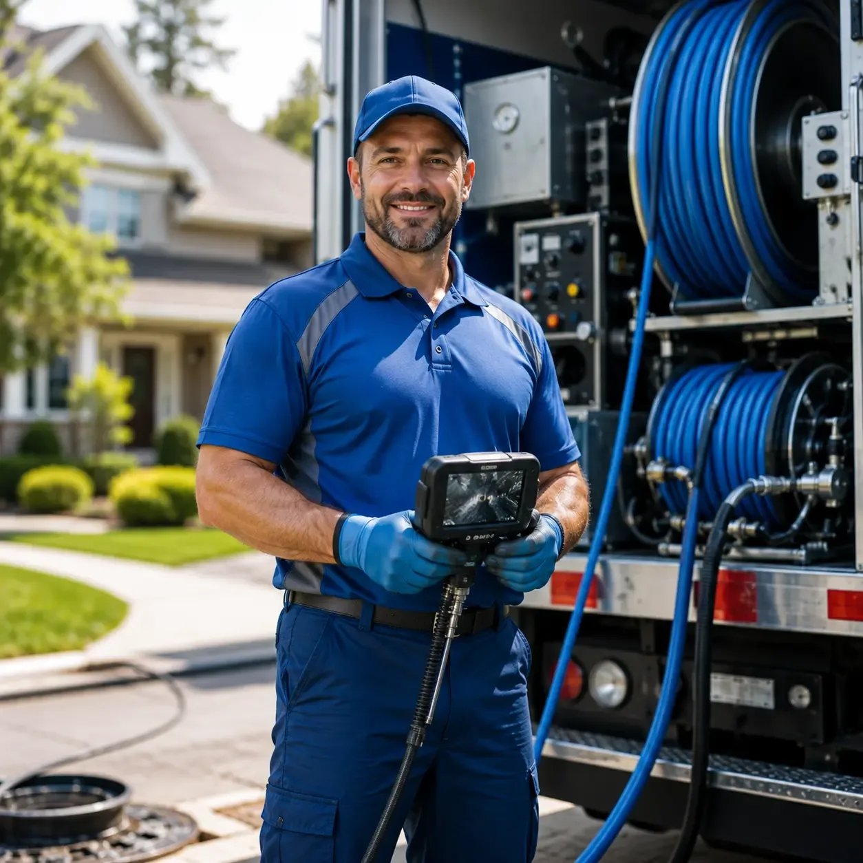 Local outdoor drain cleaning specialists in Palmyra, IN